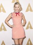 Rachel McAdams in peach mini dress at Academy Awards Nominee Luncheon in Beverly Hills