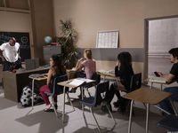 Tia Cyrus - Big Tits at School