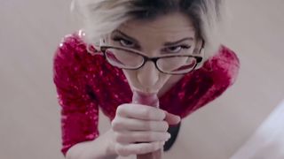 Mature stepmom pleases peeking tom son