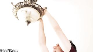 Handycapped teen relies on stepbros cock