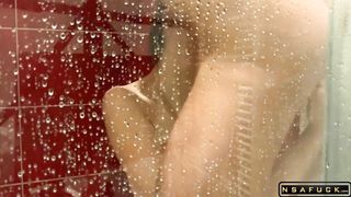 Best Rimjob and ass fingering Shower Sex