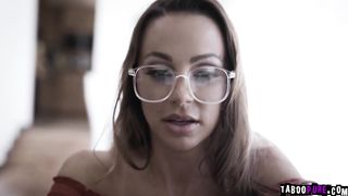 Big tits milf Abigail Mac bouncing her tight pussy