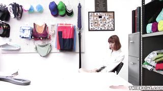 Skinny redhead teen rough fucked