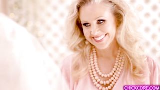 Gorgeous young bride has lesbian sex with grandma!