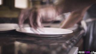 Chad is rough on teen Alison Rey