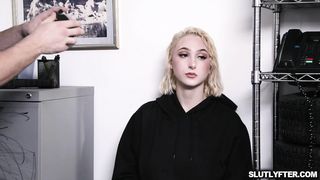 Big tits Skylar Vox gets stripped naked