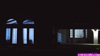 Teen licks pussy with a lesbian stranger