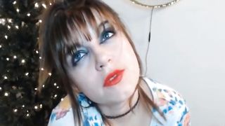 naughty milf fucking herself on webcam