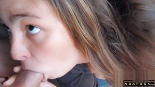 Busty Amateur Gagging Throat Fuck Titty