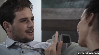 Hot boyfriend fucks with girlfriends seductive mom