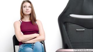 Skinny teen chick rough fucked