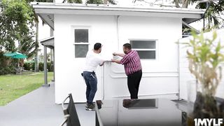 Ivy Secret riding the studs man meat