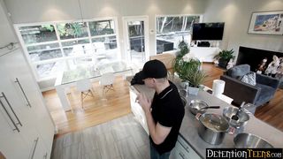 Out of control teen girls throw a party