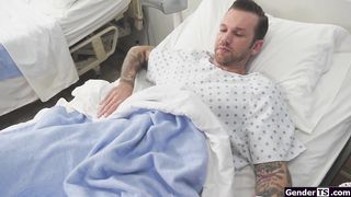 Ts nurse releases patients cock tension