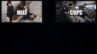 Earning freedom by fucking two MILFs.