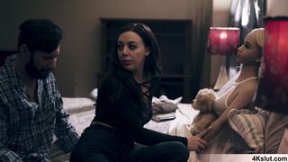 Stepdaughter versus a realdoll battle