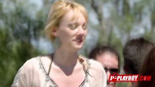 Breast licking and swinger swap!