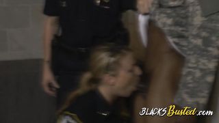 Busty white MILFs are sucking a BBC