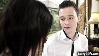 Lonely stepmom Motse Swinger gets a surprise fuck