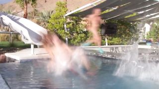 Swingers having a messy and wild orgy