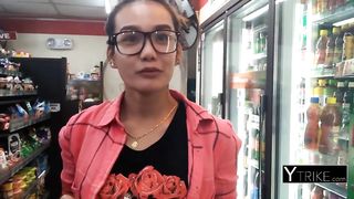 Interracial hardcore sex with Asian teen