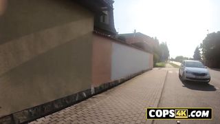 Big cock officers are about to bang hard