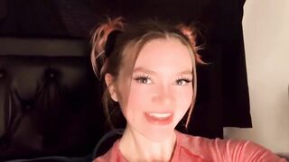 Period masturbation with tampon play and insertion! Sexy white babe Emily R