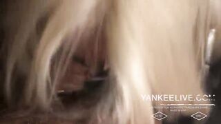 BBC Interracial Blow job and anal with creampie