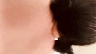 pawg sucks and fucks bcc in front of the bathroom mirror