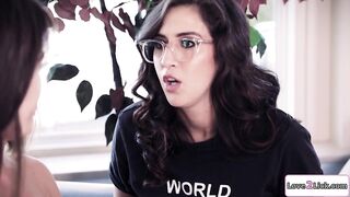 Porn actress convinces director to fuck