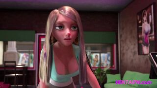 FUTANARI Barista XXX Frappuccino 3D Sex