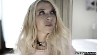 Stepdad gets hard spanking stepdaughter