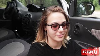 Public Facial next to the car 2