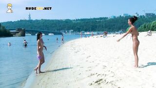 An adorable nudist girls