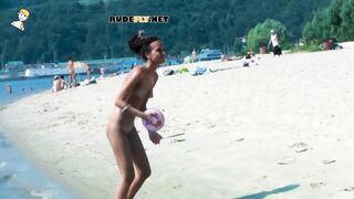 An adorable nudist girls