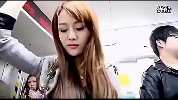 Sexy Chinese girls Sex in the subway