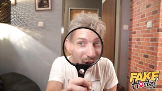 Furious threesome with squirting orgasms and huge cock