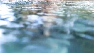 Katee Life Big Tits Underwater in pool