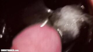 Britney Swallows' Cum-Funnel & Anal Creampie eating