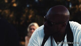 Man has sex with his wife on a ranch at night