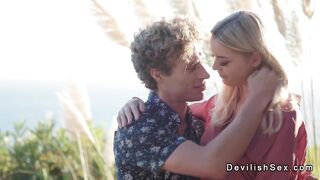 In the swingers resort strangers fucking outdoors