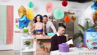 Sneaking sex with my brothers busty girlfriend