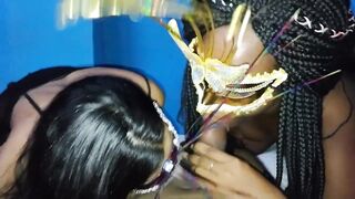 My lesbian friends give me the best blowjob of my life