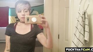 POV strip and orgasm