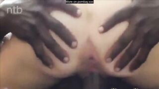 Black cocks pumping loads of cum into white women