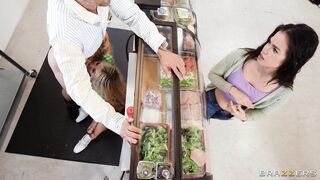 Serving Cock Sandwich To The College Slut