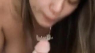 Big Tits Asian Sucking Big Cock