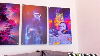 Busty Kinky Girl Give Her Best Blowjob With Her Dildo