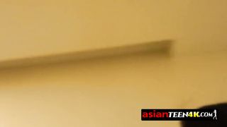 POV doggystyle for a sexy Asian teen