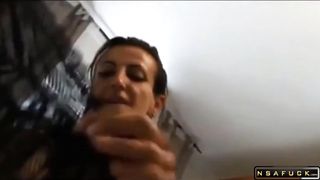 Sensual Brunette Milf Pleases A Meat Pol